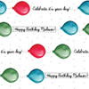 HBD Balloons Personalized Gift Wrap