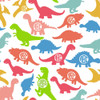 Dinosaurs Monogram Gift Wrap Dinosaurs Monogram Gift Wrap