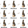 Watercolor Doberman Personalized Gift Wrap Watercolor Doberman Personalized Gift Wrap