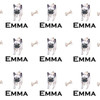Watercolor French Bulldog Personalized Gift Wrap