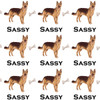 Watercolor German Shepherd Personalized Gift Wrap Watercolor German Shepherd Personalized Gift Wrap