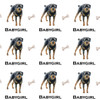 Watercolor Rottweiler Personalized Gift Wrap