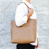 Market Street Tote- Sand - Vegan Leather