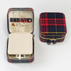 North Plaid Square Organizer - Vegan Leather
