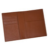 Saddle Genuine Leather Passport Cover