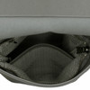 Dk Gray Front Flap Crossbody - Vegan Leather