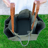 Olive Canvas Multi-Pocket Ultimate Market Tote