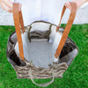 Shimmer Camo Canvas Multi-Pocket Ultimate Market Tote