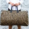 Leopard Weekender - Embroidered