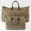 Leopard Duffie Overnighter Bag - Embroidered Leopard Duffie Overnighter Bag - Embroidered