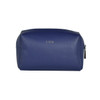 Vegan Leather Travel Pouch - Navy - Stamped