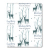 Deer In Forest Personalized Gift Wrap-White
