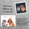 Canvas Wall Print with Text- 18" x 24" 2 Photo