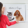 Canvas Wall Print with Text- 18" x 24" 2 Photo