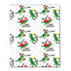T-Rex Santa Personalized Gift Wrap