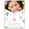 Outlined Party Balloons Invitation