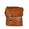Saddle Front Flap Crossbody - Vegan Leather