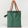 Sea Green Canvas Multi-Pocket Ultimate Market Tote