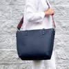 Sutton Tote- Navy Night - Vegan Leather - Stamped