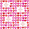 Watercolor Hearts Personalized Gift Wrap