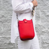 Red Lulu Crossbody - Vegan Leather
