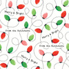 Merry & Bright Lights Personalized Gift Wrap Merry & Bright Lights Personalized Gift Wrap