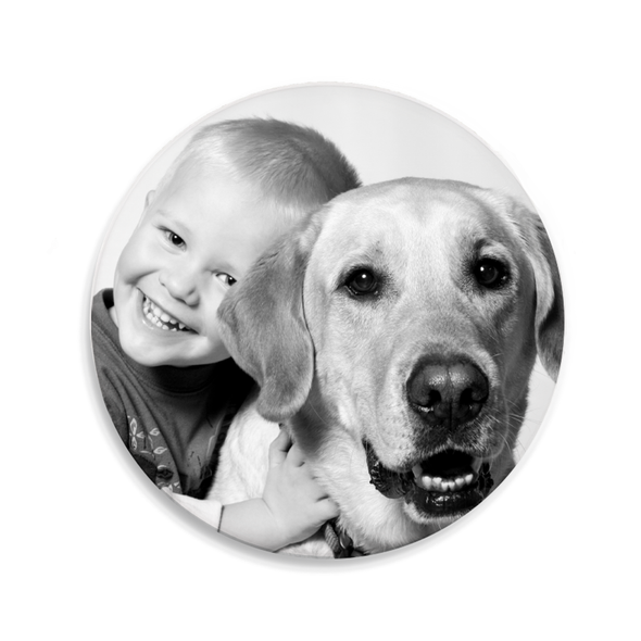 Round Sandstone Photo Coaster Round Sandstone Photo Coaster