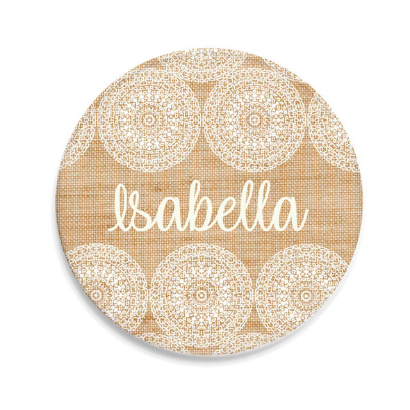 Linen Mandalas Sandstone Coaster Linen Mandalas Sandstone Coaster