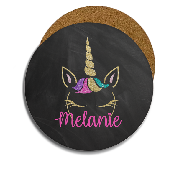 Unicorn Glitter Sandstone Coaster Unicorn Glitter Sandstone Coaster