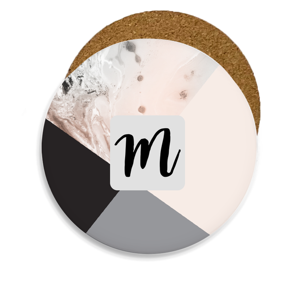 Blush Marble Sandstone Coaster Blush Marble Sandstone Coaster