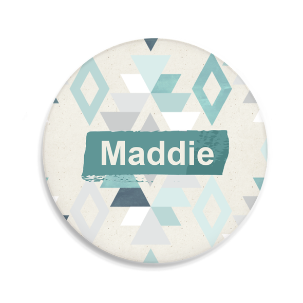 Turquoise Aztec Sandstone Coaster Turquoise Aztec Sandstone Coaster