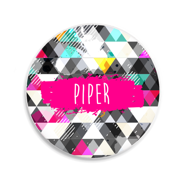 Grunge Triangles Sandstone Coaster Grunge Triangles Sandstone Coaster
