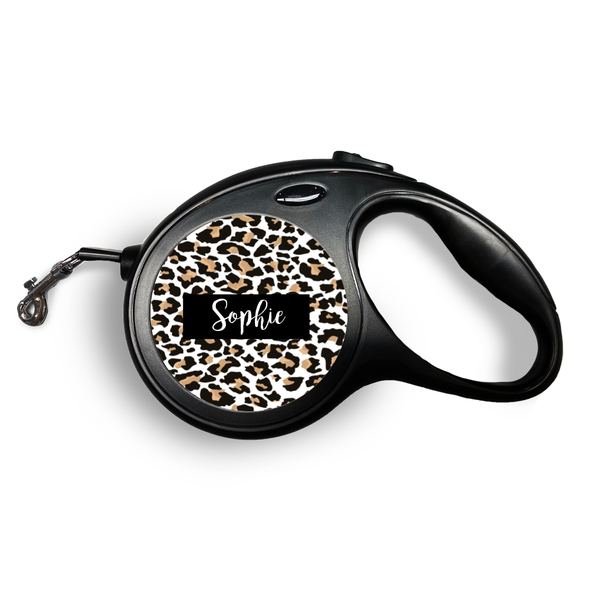 Leopard Retractable Pet Leash Leopard Retractable Pet Leash