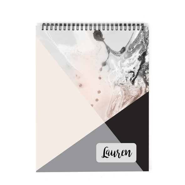 Blush Marble Sketchbook Blush Marble Sketchbook