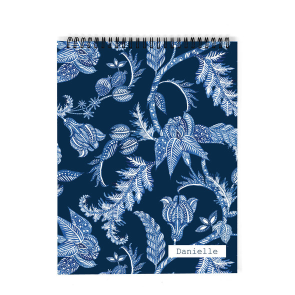 Navy Batik Sketchbook Navy Batik Sketchbook