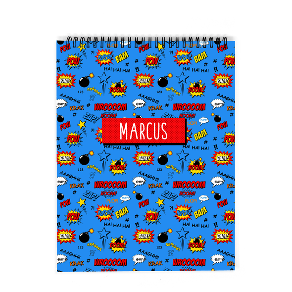 Super Hero Exclamations Sketchbook Super Hero Exclamations Sketchbook