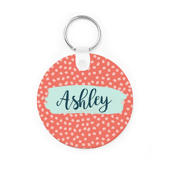 Coral Confetti Key Chain Coral Confetti Key Chain