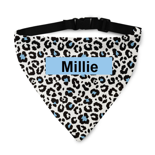 Blue Leopard Pet Bandana Collar Blue Leopard Pet Bandana Collar