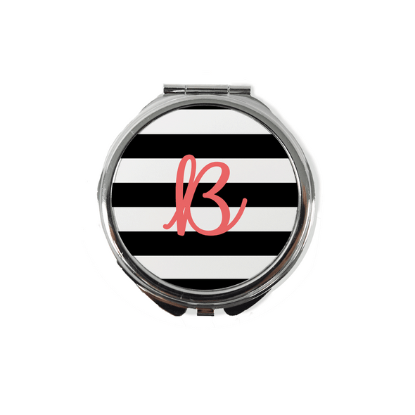BW Modern Stripes Compact Mirror BW Modern Stripes Compact Mirror