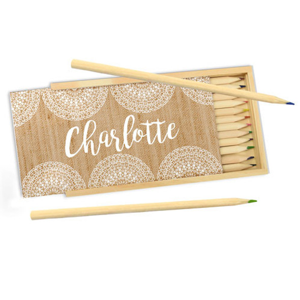 Linen Mandalas Pencil Box Linen Mandalas Pencil Box