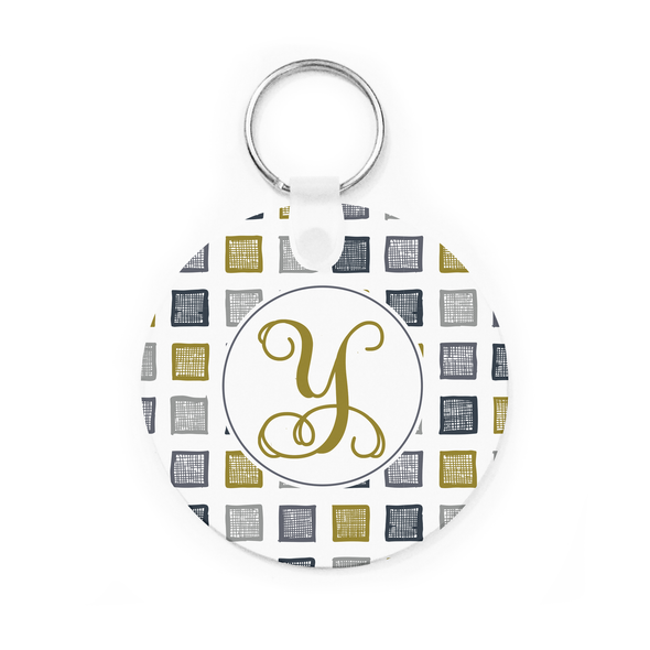 Vegas Gold Color Cubes Key Chain Vegas Gold Color Cubes Key Chain
