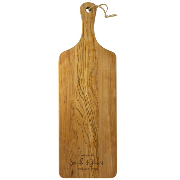 Red Birch Rectangular Paddle Board - Engraved Sentiment Red Birch Rectangular Paddle Board - Engraved Sentiment