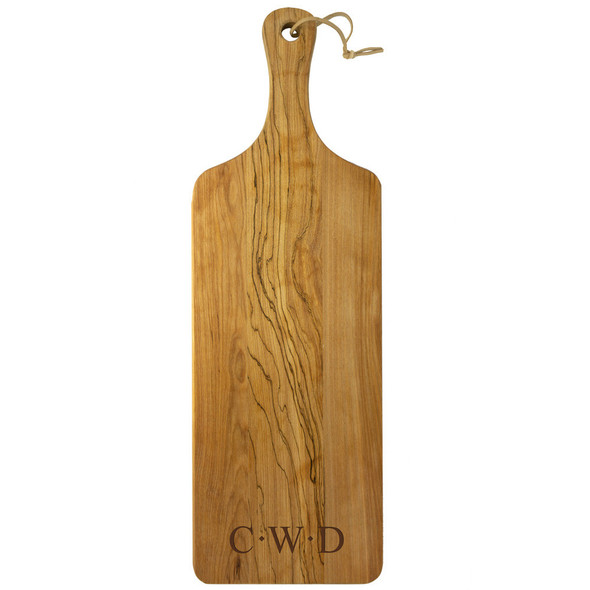 Red Birch Rectangular Paddle Board - Engraved Diamonds Red Birch Rectangular Paddle Board - Engraved Diamonds