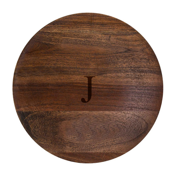 Acacia Wood Charger - Engraved Timeltr