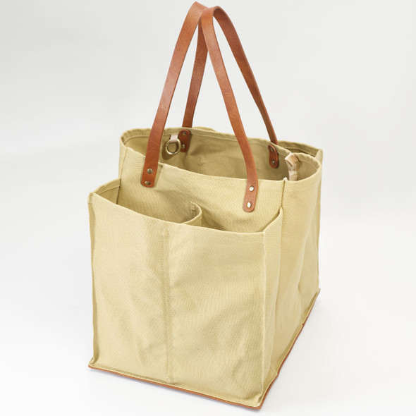 Sand Canvas Multi-Pocket Ultimate Market Tote Sand Canvas Multi-Pocket Ultimate Market Tote