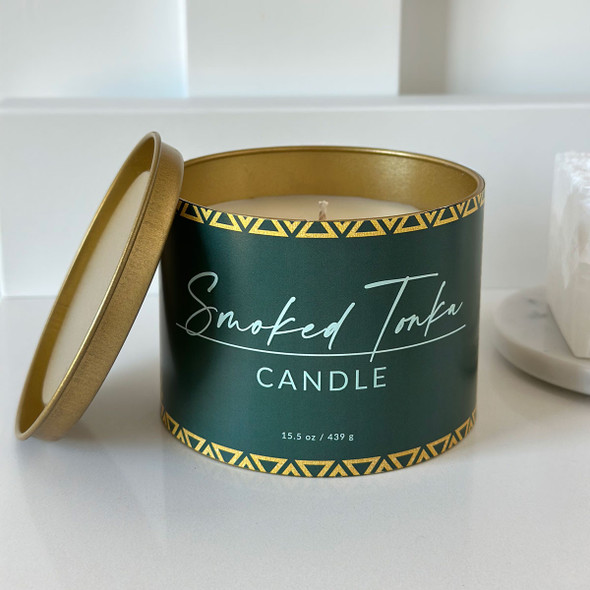 Smoked Tonka Tin Candle Smoked Tonka Tin Candle