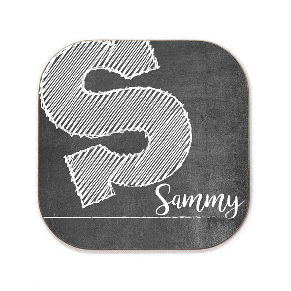 Sketched Alphabet Coaster Sketched Alphabet Coaster
