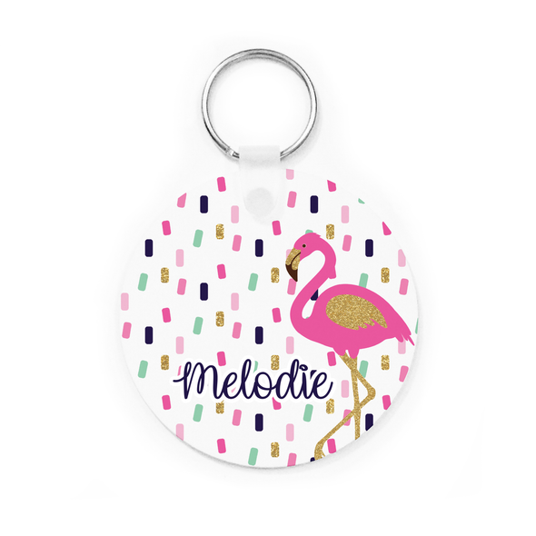 Flamingo Sprinkles Key Chain Flamingo Sprinkles Key Chain