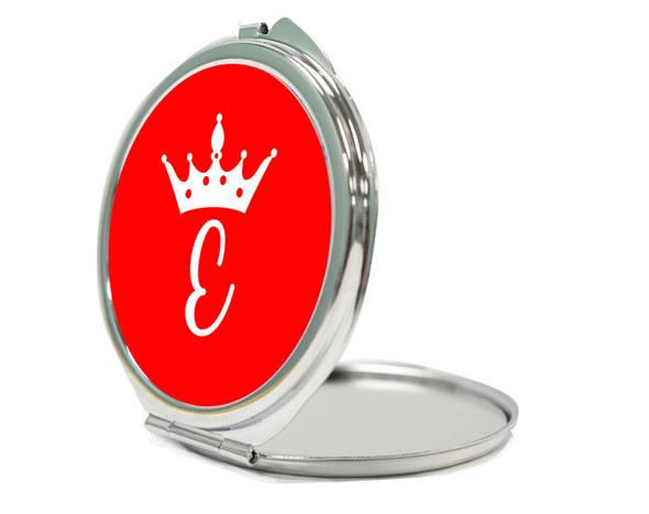 Crown Monogram Compact Mirror Crown Monogram Compact Mirror