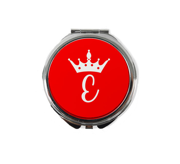Crown Monogram Compact Mirror Crown Monogram Compact Mirror